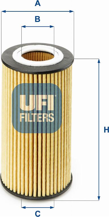 UFI 25.154.00 - Ölfilter alexcarstop-ersatzteile.com