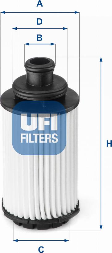 UFI 25.118.00 - Ölfilter alexcarstop-ersatzteile.com