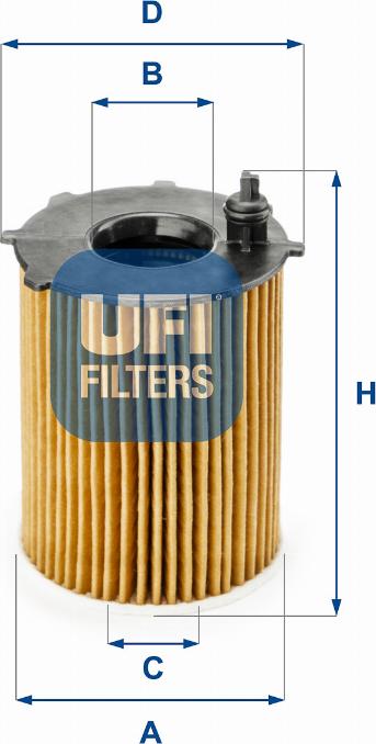 UFI 25.187.00 - Ölfilter alexcarstop-ersatzteile.com