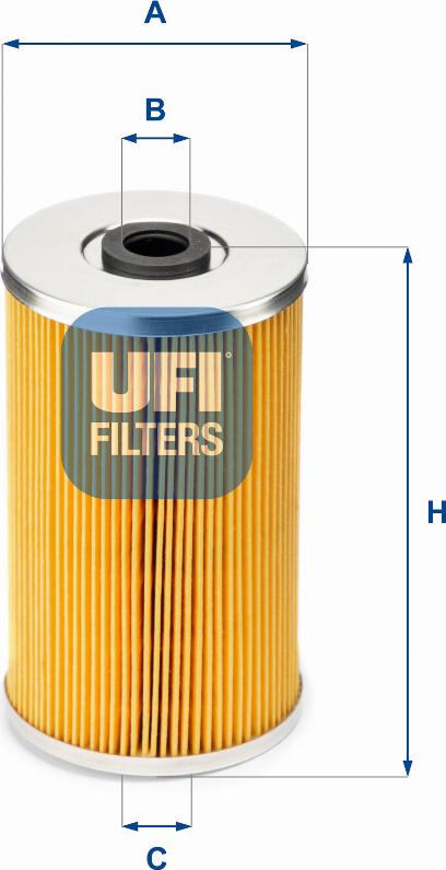 UFI 26.609.00 - Kraftstofffilter alexcarstop-ersatzteile.com