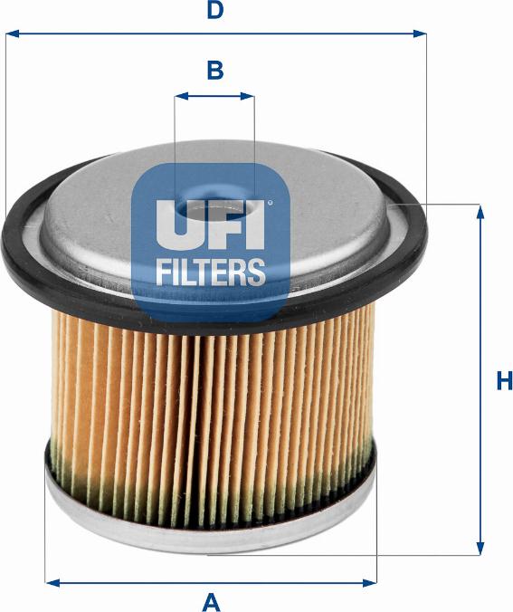 UFI 26.676.00 - Kraftstofffilter alexcarstop-ersatzteile.com