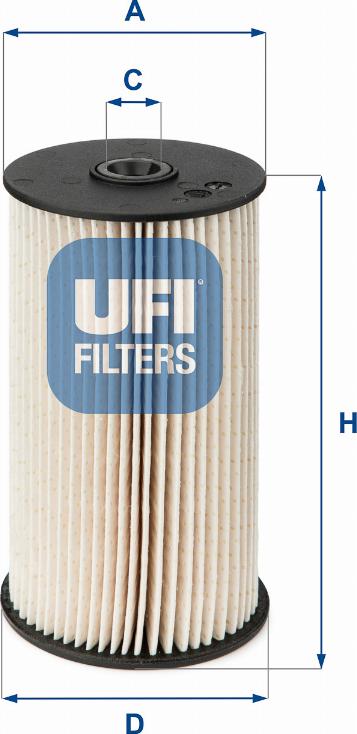 UFI 26.007.00 - Kraftstofffilter alexcarstop-ersatzteile.com