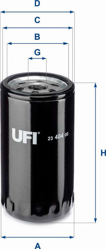 UFI 23.404.00 - Ölfilter alexcarstop-ersatzteile.com