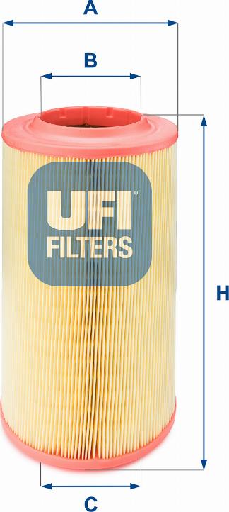 UFI 27.628.00 - Luftfilter alexcarstop-ersatzteile.com