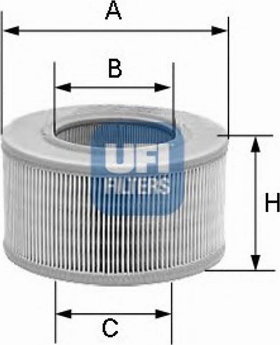 UFI 27.855.00 - Luftfilter alexcarstop-ersatzteile.com