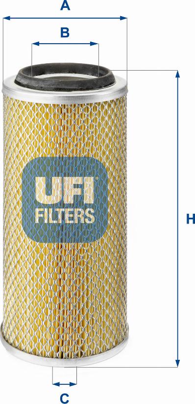 UFI 27.881.00 - Luftfilter alexcarstop-ersatzteile.com