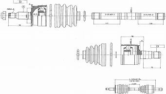 URW 10-06272 - Antriebswelle alexcarstop-ersatzteile.com