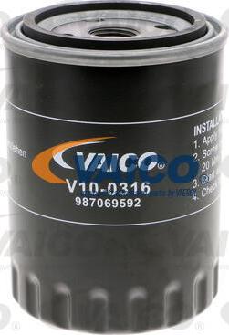 VAICO V10-0316 - Ölfilter alexcarstop-ersatzteile.com