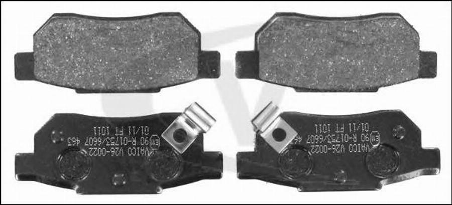 VAICO V26-0022 - Bremsbelagsatz, Scheibenbremse alexcarstop-ersatzteile.com