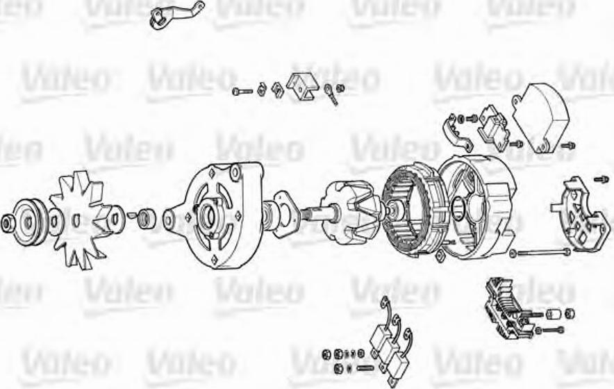 Valeo 9AL5050K - Generatorregler alexcarstop-ersatzteile.com