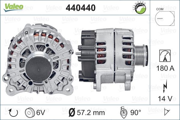 Valeo 440440 - Generator alexcarstop-ersatzteile.com