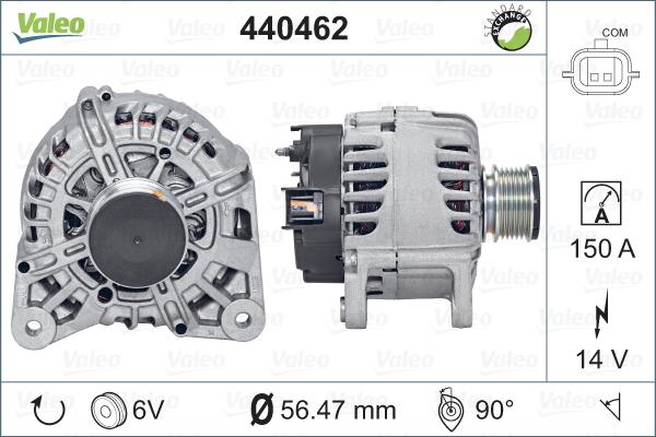 Valeo 440462 - Generator alexcarstop-ersatzteile.com