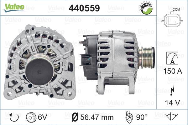 Valeo 440559 - Generator alexcarstop-ersatzteile.com