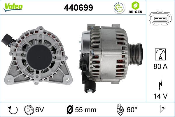 Valeo 440699 - Generator alexcarstop-ersatzteile.com