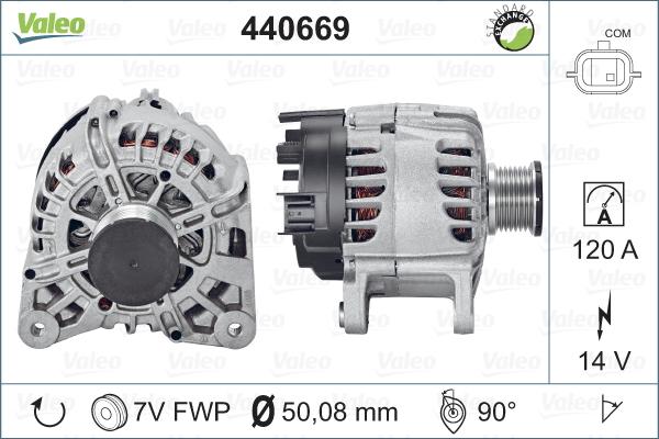 Valeo 440669 - Generator alexcarstop-ersatzteile.com