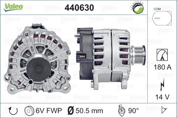 Valeo 440630 - Generator alexcarstop-ersatzteile.com