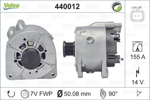 Valeo 440012 - Generator alexcarstop-ersatzteile.com