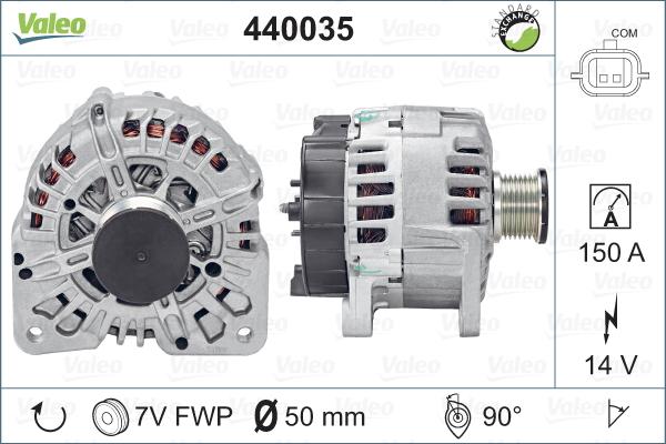 Valeo 440035 - Generator alexcarstop-ersatzteile.com