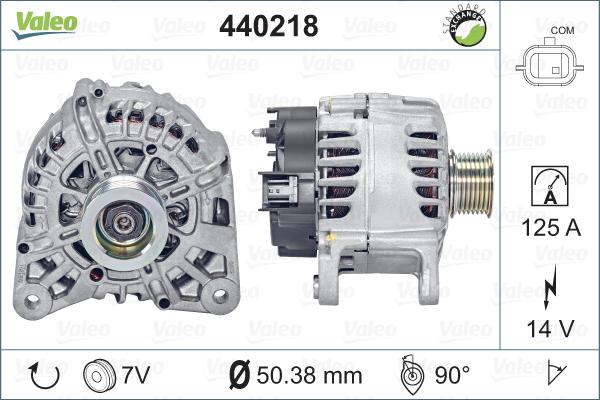 Valeo 440218 - Generator alexcarstop-ersatzteile.com