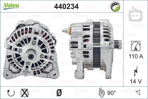 Valeo 440234 - Generator alexcarstop-ersatzteile.com