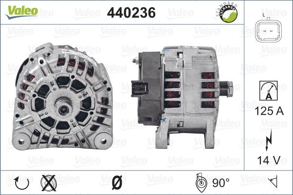 Valeo 440236 - Generator alexcarstop-ersatzteile.com