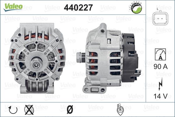 Valeo 440227 - Generator alexcarstop-ersatzteile.com