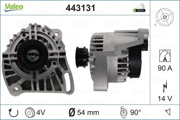 Valeo 443131 - Generator alexcarstop-ersatzteile.com