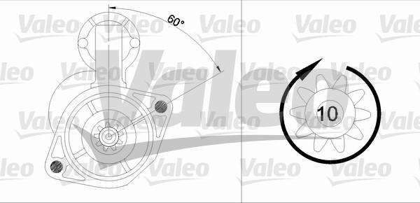 Valeo 455905 - Starter alexcarstop-ersatzteile.com