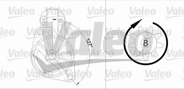 Valeo 455907 - Starter alexcarstop-ersatzteile.com