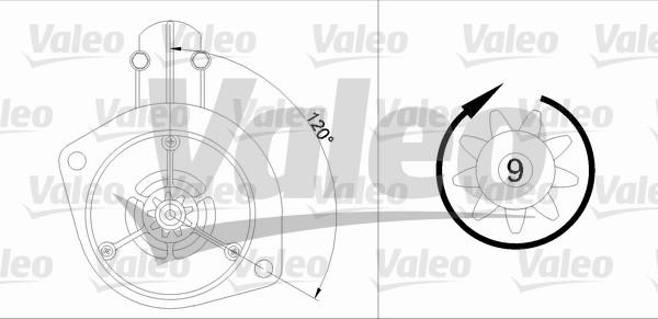 Valeo 455911 - Starter alexcarstop-ersatzteile.com