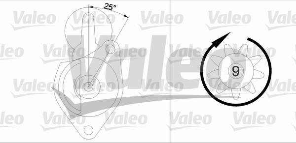 Valeo 455564 - Starter alexcarstop-ersatzteile.com