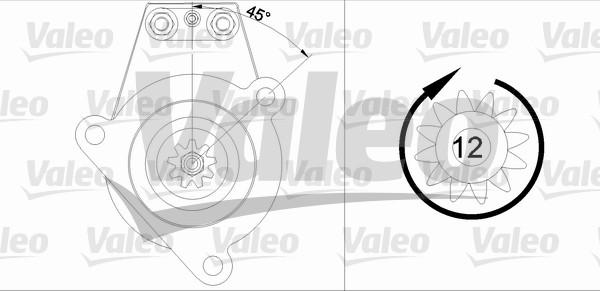 Valeo 455538 - Starter alexcarstop-ersatzteile.com