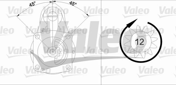 Valeo 455688 - Starter alexcarstop-ersatzteile.com