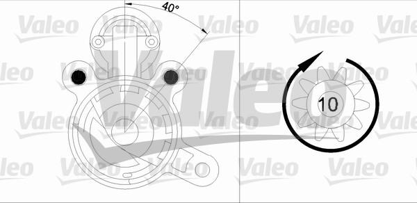 Valeo 455890 - Starter alexcarstop-ersatzteile.com