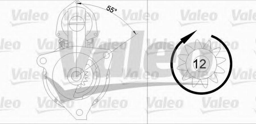 Valeo 455750 - Starter alexcarstop-ersatzteile.com