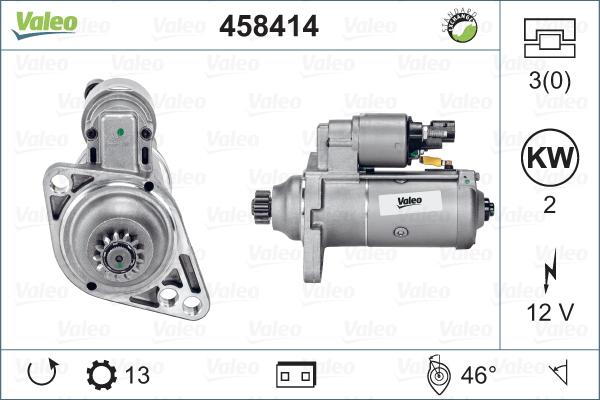 Valeo 458414 - Starter alexcarstop-ersatzteile.com