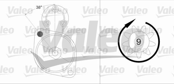 Valeo 458222 - Starter alexcarstop-ersatzteile.com