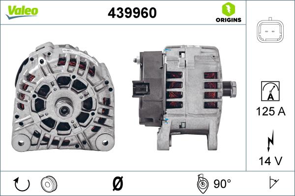 Valeo 439960 - Generator alexcarstop-ersatzteile.com