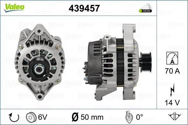 Valeo 439457 - Generator alexcarstop-ersatzteile.com