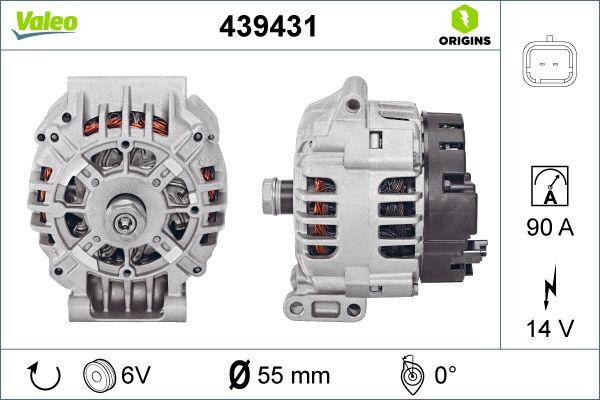 Valeo 439431 - Generator alexcarstop-ersatzteile.com