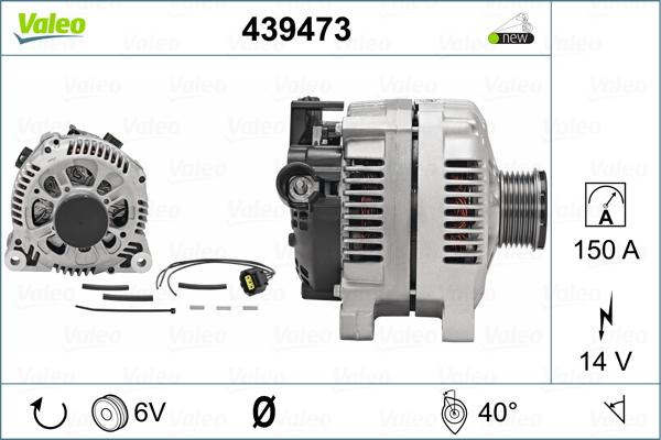 Valeo 439473 - Generator alexcarstop-ersatzteile.com