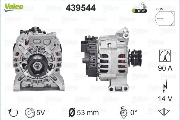 Valeo 439544 - Generator alexcarstop-ersatzteile.com