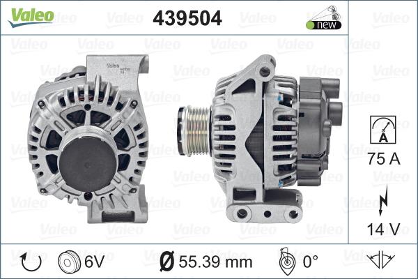 Valeo 439504 - Generator alexcarstop-ersatzteile.com