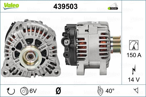 Valeo 439503 - Generator alexcarstop-ersatzteile.com