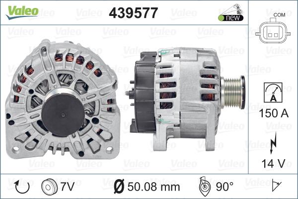 Valeo 439577 - Generator alexcarstop-ersatzteile.com