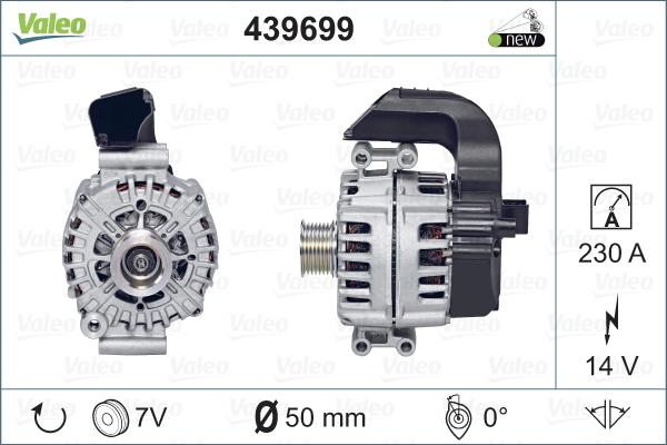 Valeo 439699 - Generator alexcarstop-ersatzteile.com