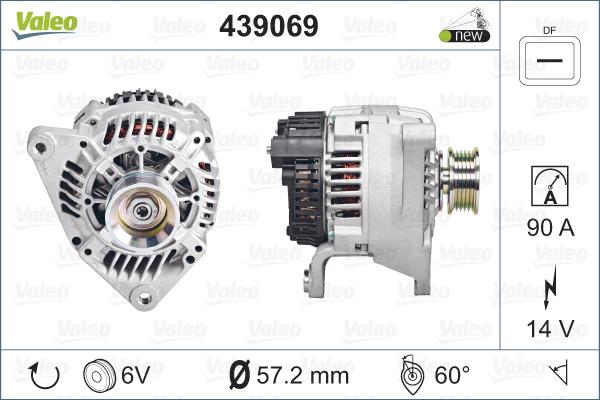 Valeo 439069 - Generator alexcarstop-ersatzteile.com