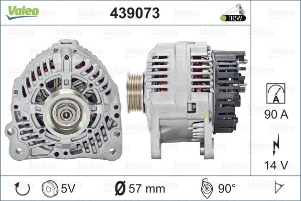 Valeo 439073 - Generator alexcarstop-ersatzteile.com