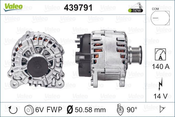 Valeo 439791 - Generator alexcarstop-ersatzteile.com