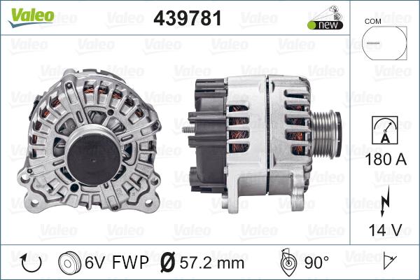 Valeo 439781 - Generator alexcarstop-ersatzteile.com